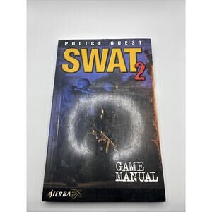 Police Quest Swat 2 Game Manual Only, Sierra RARE